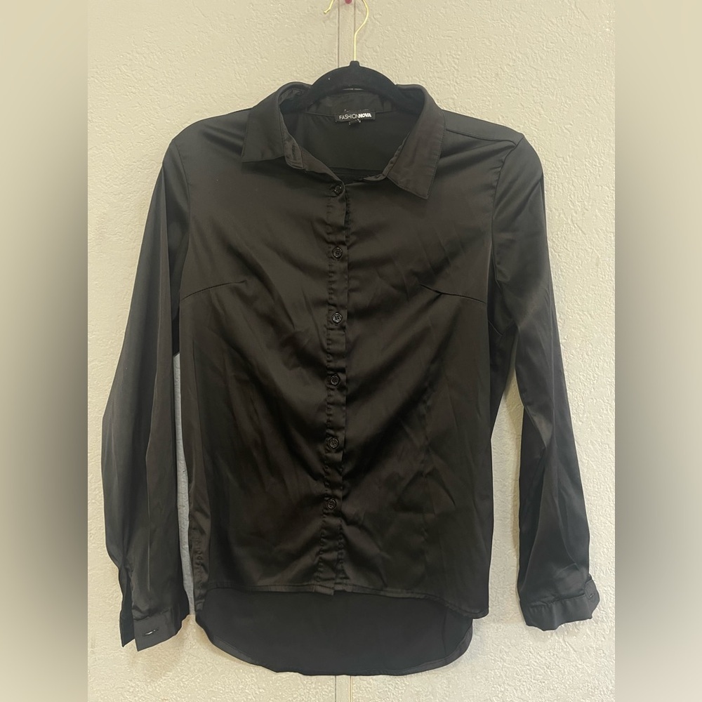 Fashion Nova - long sleeve blouse - Picture 1 of 4